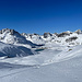 Rückblick zum Stausee ca. in der Hälfte des Anstiegs