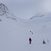 Über den Gletscher retour zum Bruins Pass