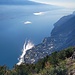 Nochmal der Blick Richtung Limone und Malcesine auf der gegenüberliegenden Seeseite