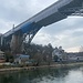 Die eingepackte Kornhausbrücke.<br /><br />