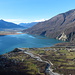 Vista sul lago Mezzola dal sentiero per San Giorgio.