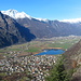 Vista su Novate Mezzola dal sentiero per San Giorgio.