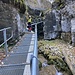 ... und technisch aufwändiger Weitergang in der Tüfelsschlucht ...