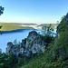 Beim Hausener Felsen bzw. "Hausener Eck".