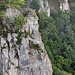 Steile Felsen.