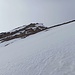 Es geht noch über einen steileren Schneehang Richtung Gipfel