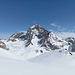 Blick zur Felsbastion des Piz Julier