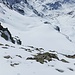 Blick beim Abstieg zum Skidepot