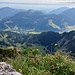 Blick vom Bschießer Richtung Schattwald