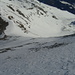 In der Piz Malmurainza Nord-Ost Flanke Blick zur Fuorcla d'Alp.