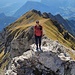 Blick zurück auf den Gratverlauf bis zum Doss d'Arnal