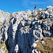 Auf dem Doss d'Arnal, ab hier beginnt der Gratweg