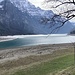 Teilentleerter / verstromter Klönthalersee