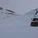 TAG 4 (3.3.): <br /><br />Nach den ersten 200 Höhenmetern auf 2260m endet der in Betrieb stehende Sessellift mit der Skipiste. Nun wird das Gelände zunehmend steiler und ich zog für meinen weiteren Aufstieg die Schneeschuhe an. 
