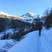 prendiamo a sinistra (il socio di giornata ha il mio stesso identico abbigliamento)