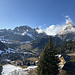Der Skitag neigt sich dem Ende und schon klart es auf ;-)