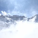 Nach einer Stunde im dichten Whiteout lösen sich die Wolken erst nach Ankunft auf dem Axalphorn auf.