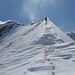 Weiter auf dem Kamm zum Gipfel?