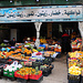 TAG 7 (6.3.): Früchtegeschäft im Zentrum von بعلبك (Baʻlabakk). 