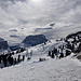 Auf der Sellaronda, Blick zurück zum Langkofel