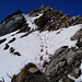 Schlussaufstieg - hier hätte ich auf Schnee verzichten können. Die Kette liegt allerdings frei