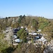 Blick vom Turm auf das Gasthaus an der Heuchelberger Warte 