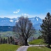 Rückblick nach Gais und dem Alpstein