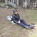Pinuccia in sosta alla Colletta dei Corni
