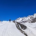 Praktisch schon schneefrei auf der Gletscherzunge