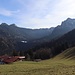 Hochplatte, Gederer- und Kampenwand im Süden