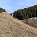 Anstieg von der Vockalm hinauf zum Sattel