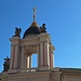Architektonisches Detail über dem Zugang zum Innenhof vom Landtag