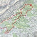 Tour am 28.03.25<br />Von Nasseel via Idadeel - Gazolf - Planggen Hütte - Oberwis - Summeriwald - Nasseel.<br />16km je 1250 HM