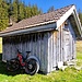Dort deponierte ich mein Bike