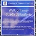 <b>Walk of fame - Strada della gloria.</b>