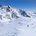 Rückblick zum Passo Bornengo.