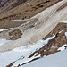 Grundlawine in der Unteralp.