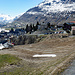 Ankunft am Dorfrand von Andermatt.