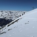 Trio im Aufstieg zum Gipfel