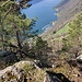 Tiefblick auf den Hafen Fallenbach