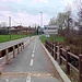 Sulla pista ciclabile verso Binago.