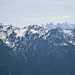 Blick zu Drusenfluh, Drei Türmen und Sulzfluh