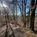 Burgstall am Schloßberg über der Amperschlucht