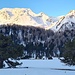 <b>Alle 7:15 calzo gli sci, di fianco alla strada, e attraverso la meravigliosa piana dell’Alpe Casaccia fino al ponte sul Brenno del Lucomagno. </b>