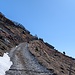Bei den Lawinenverbauungen auf etwa 2000 m ü. M.