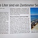 Aus dem heutigen Südkurier. Dass der See wirklich austrocknet, ist wohl nicht zu befürchten. Im See befinden sich ca. 48.000 Milliarden Liter Wasser.