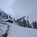 Stallenalm bei Neuschnee und schlechter Sicht