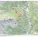 Punta di Larescia: mappa.
