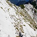 Querung Felsband der ostseitigen Platten von der Arnplattenpitze<br />Archivbild vom 4. September 2019