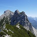 Weiteres Weggelände zur Mittleren Arnspitze in Bildmitte
Im Hintergrund das Tagesziel die Große Arnspitze
